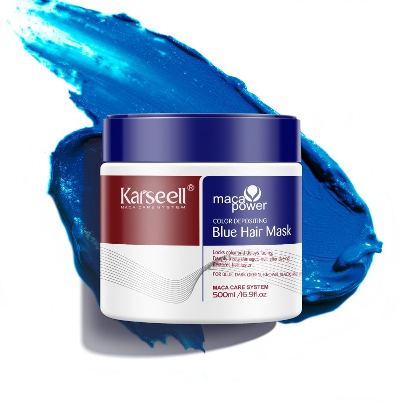 Karseell Blue Hair Color Depositing Mask - Blue hair color depositing mask product photo