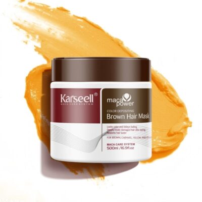 Karseell Color Depositing Brown Hair Mask - Brown hair color depositing treatment product shot